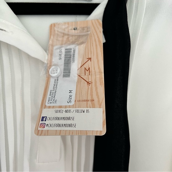 NWT California Moonrise Chiffon Sleeveless Tunic Blouse - Picture 6 of 6